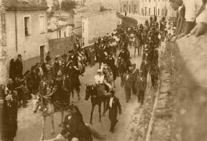 Cavalcata in costume Sagra del 1953